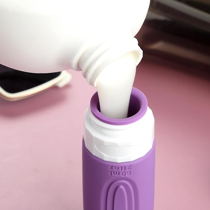 Travel Bottles for Toiletries, Tsa Approved 2oz Travel size Bottles, BPA Free - Image 3