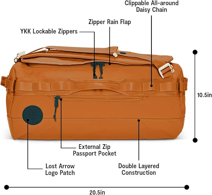 Baboon to the Moon Go-Bag Small 40L – Detachable Straps, Small Duffle Bag - Image 3
