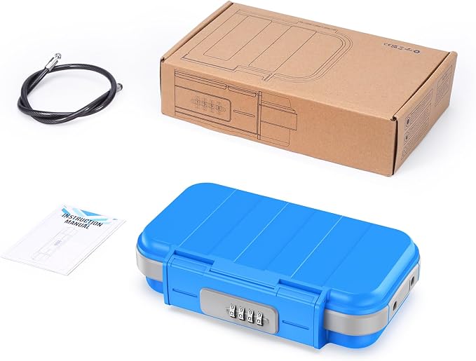 LOFICOPER Portable Safe Box, Portable Security Case, Waterproof Combination - Image 8