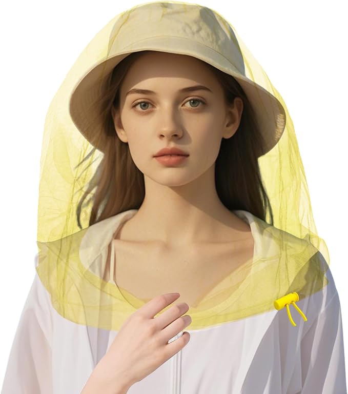 Oversized Mosquito Net 42 x 25 Inches Ultra Large Mosquito Head Net Face Neck by Unknown