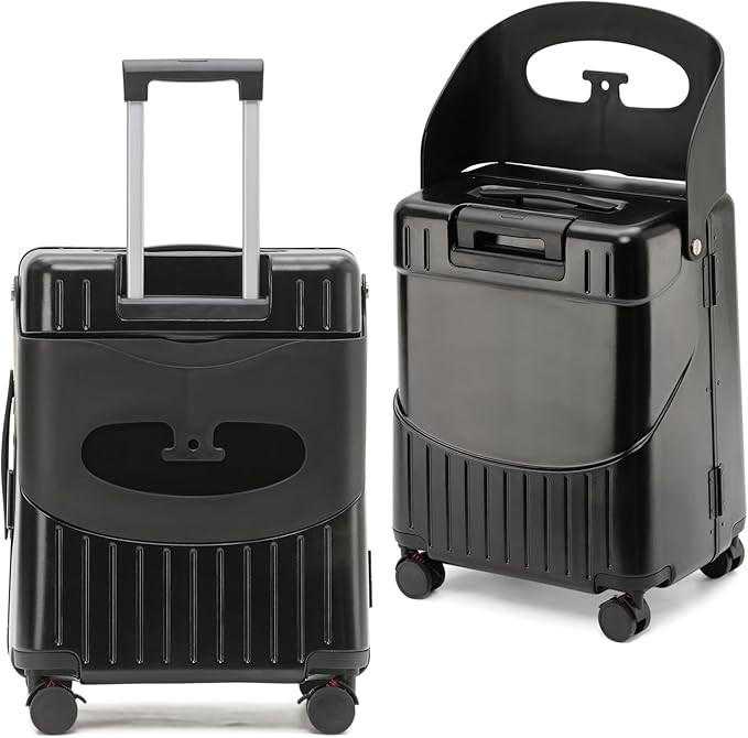 22 Inch Hardside Checked Luggage - 40L Spinner Suitcase W/TSA Lock by GHSY