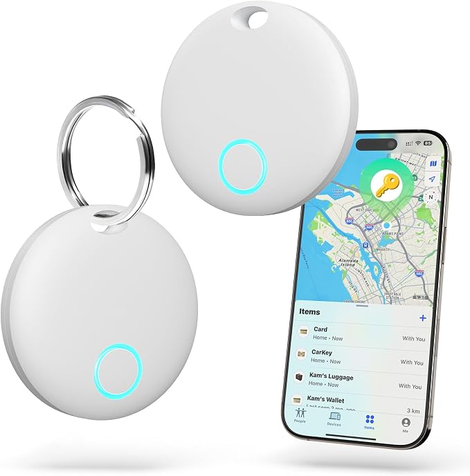 Air Tracker Tags-2 Pack, Smart Bluetooth Tracker, Compatible by Midlocater
