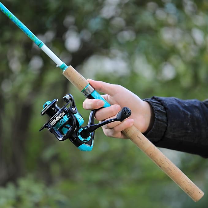 Sougayilang Fishing Rod and Reel Combo, 2-Piece 5-Foot 6-Inch Graphite & - Image 7