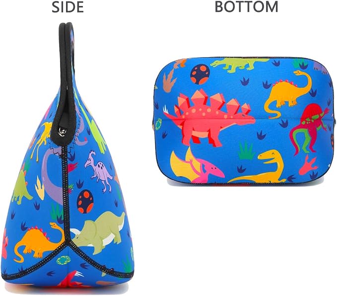 FlowFly Neoprene Kids Lunch box Insulated Soft Bag Mini Cooler Thermal Meal - Image 5