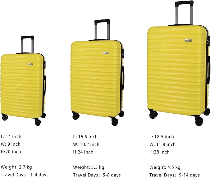 Luggage Sets 3 Piece-Carry On Suitcase-Suitcase - Image 6