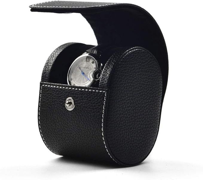 Oirlv Luxury Leather Watch Storage Box Travel Single Watch Case Jewelry Gift Box - Image 2
