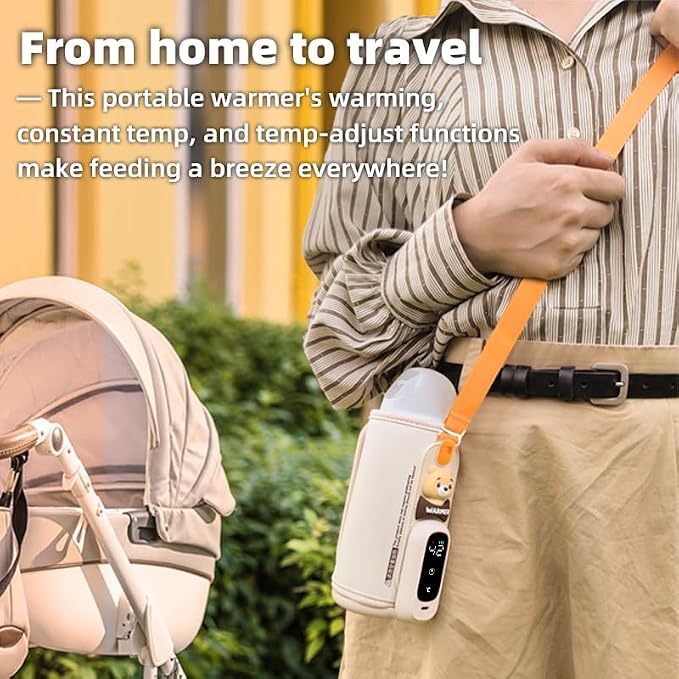 Portable Bottle Warmer for Breastmilk & Formula, Baby Rapid Milk Warmer - Image 9