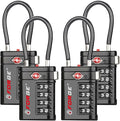 Forge TSA Approved Luggage Locks 4 Digit Combination TSA Travel Locks by Forge
