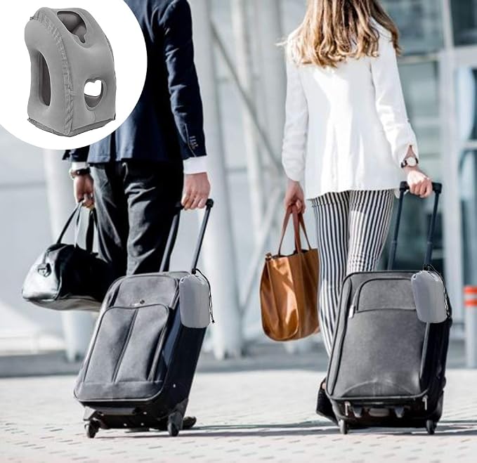 Inflatable Travel Air Pillow for Sleeping to Avoid Neck and Shoulder Pain - Image 8