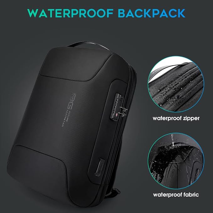 BANGE Anti Theft Business Backpack Fits 15.6 Inch Laptop, Smart Work Backpack - Image 5