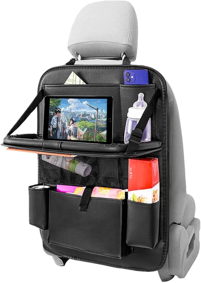 2PACK Leather Car Backseat Organizer - Image 4