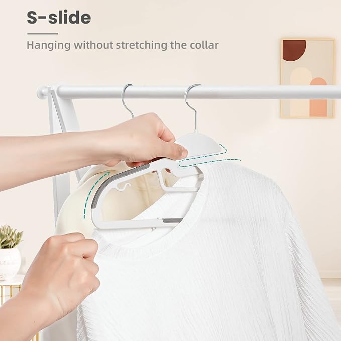 BAGAIL Plastic Hangers 50 Pack - Image 4