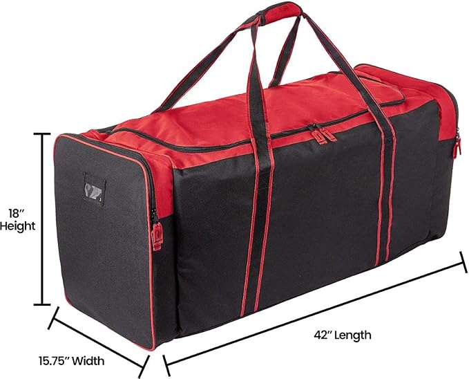 Jetstream Heavy Duty Multi Pocket Durable Sports Gym Equipment Travel Duffel Bag - Image 3