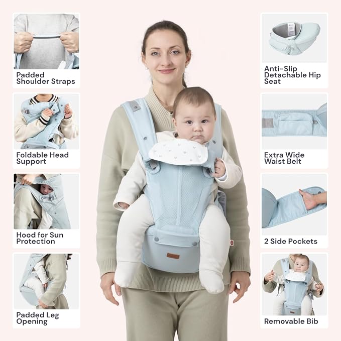 BabbleRoo Grow Carrier – 6-in-1 Baby Carrier - Image 3