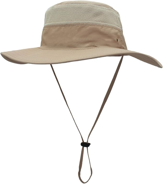 Home Prefer UPF 50+ Men's Sun Hat Wide Brim Bucket Hat UV Protection Hat - Image 2