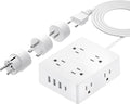 European Travel Plug Adapter, Olcorife Power Strip by olcorife