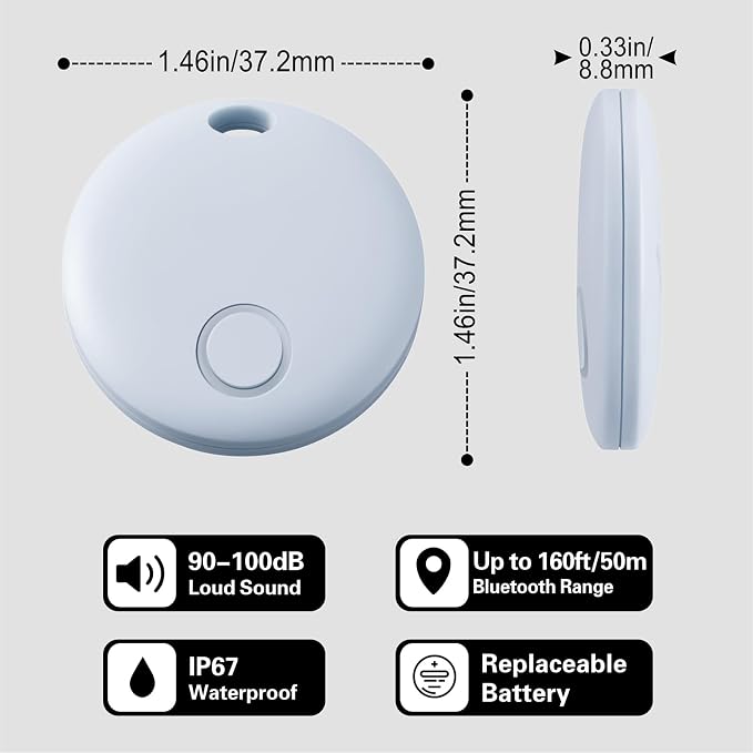 Reyke Air Tracker-4 Pack Smart Tag, Luggage Tracker Works - Image 6