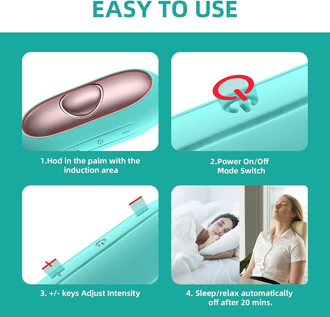Sleep Aid Device, Micro-Current Sleep Instrument Anxiety Device, Portable - Image 4