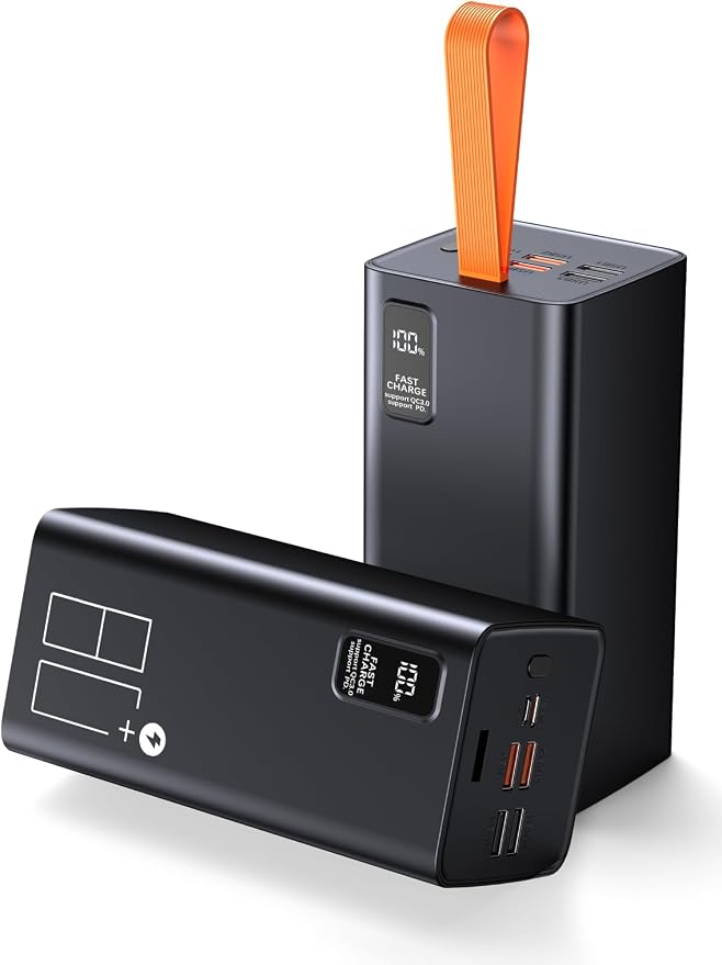 80000mAh Power Bank Fast Charging, 30W PD & QC 3.0 High Capacity Portable by Unknown