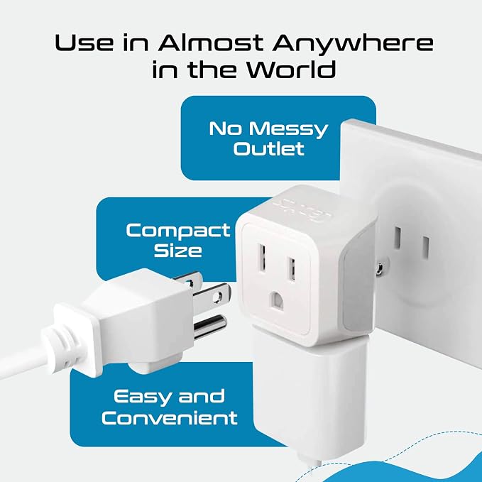 Ceptics World Travel Adapter Set - 2 in 1 USA to Europe - Image 4