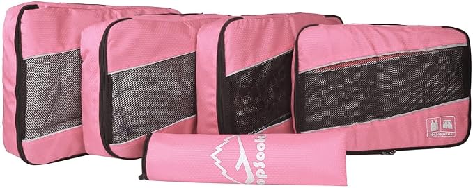 5 Set Packing Cubes for Travel Large Suitcase Luggage Organizer Bags Travel - Image 3