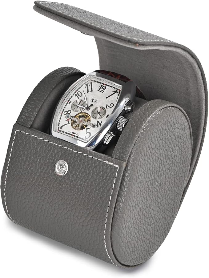 Oirlv Luxury Leather Travel Watch Case - Image 2