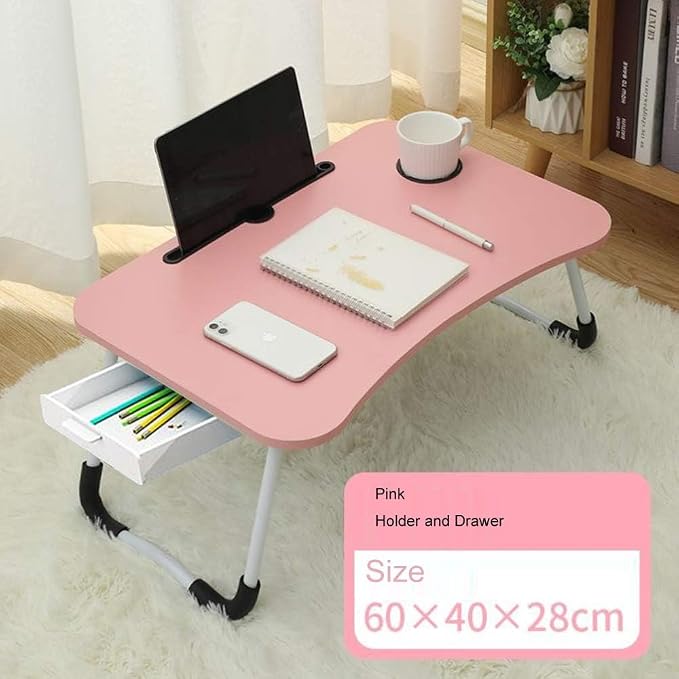 Lap Desk with Storage Drawer, Holders - Image 7