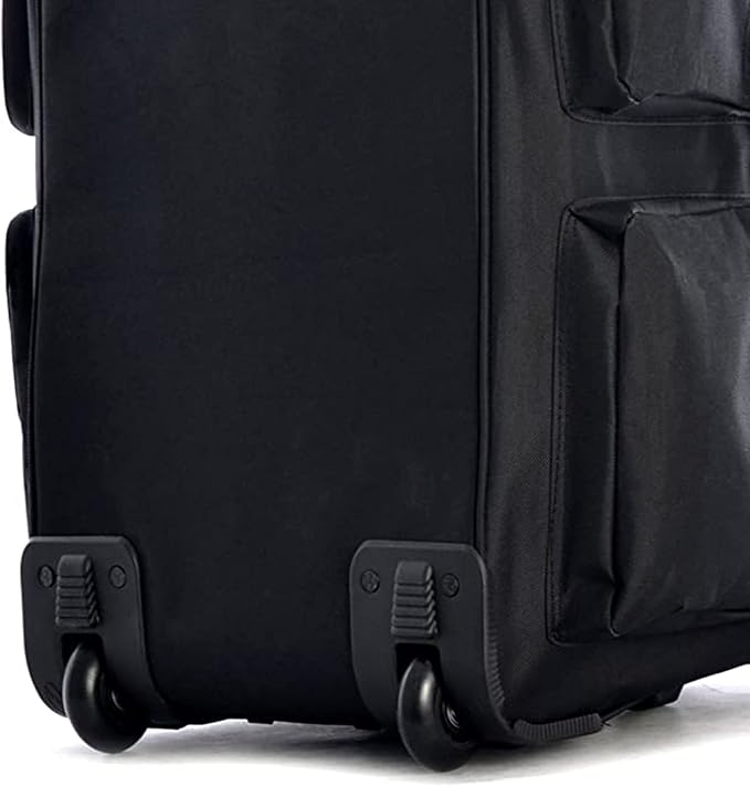 Olympia U.S.A. 29 inch Jumbo Size 8 Pockets Wheeled Rolling Duffel Bag Water - Image 5