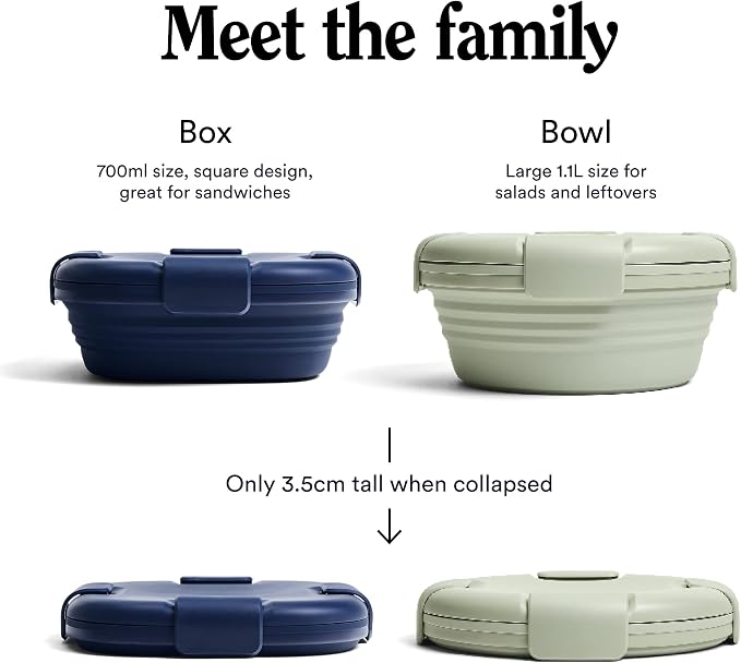 STOJO Collapsible Sandwich Box – 24oz, Reusable Food Storage Container - Image 8