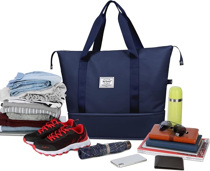NPBAG Women Travel Duffel, Gym Workout Overnight Bag, Mommy Hospital Bag - Image 3