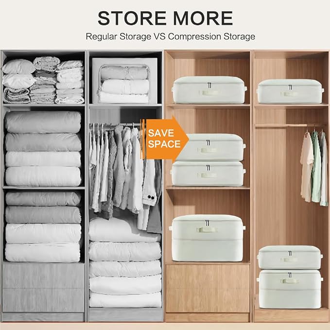 Ultra Space Saving Self Compression Storage Bags - Image 5