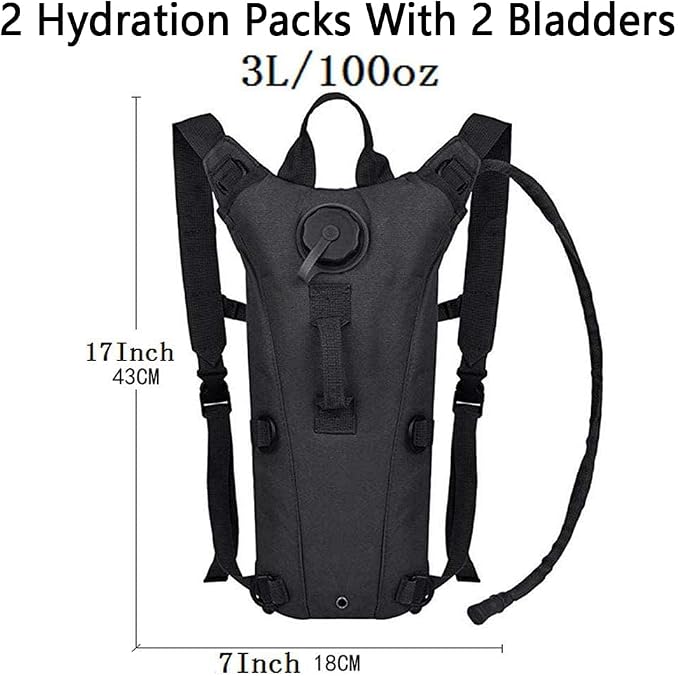 ATBP Running Hydration Vest Pack Tactical 3L Water Bladder Backpack Bag - Image 2