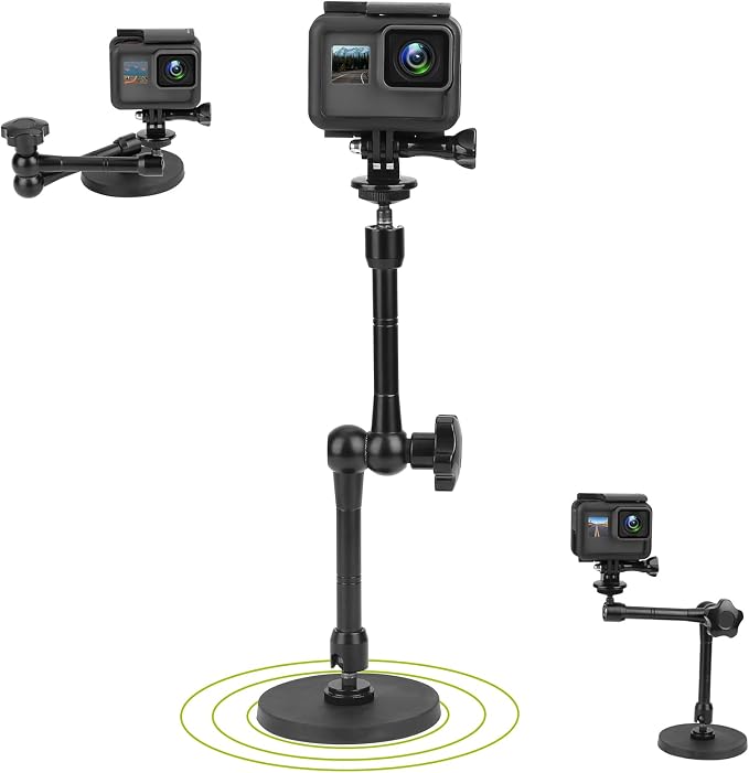 Magnetic Camera Mount for GoPro Hero/Insta 360 / DJI OSMO/AKASO Action Camera - Image 6