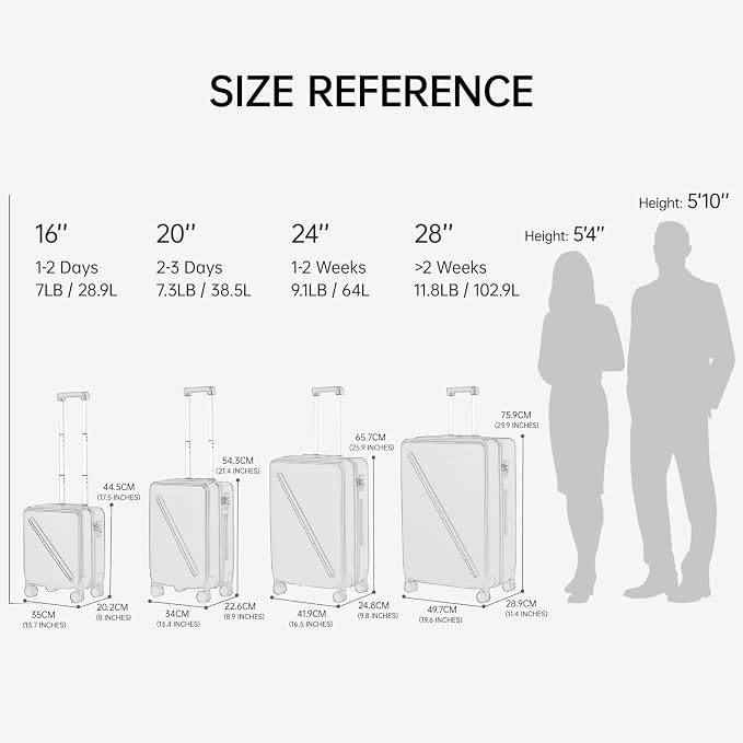 MILADA Underseat Carry On Luggage - Image 3