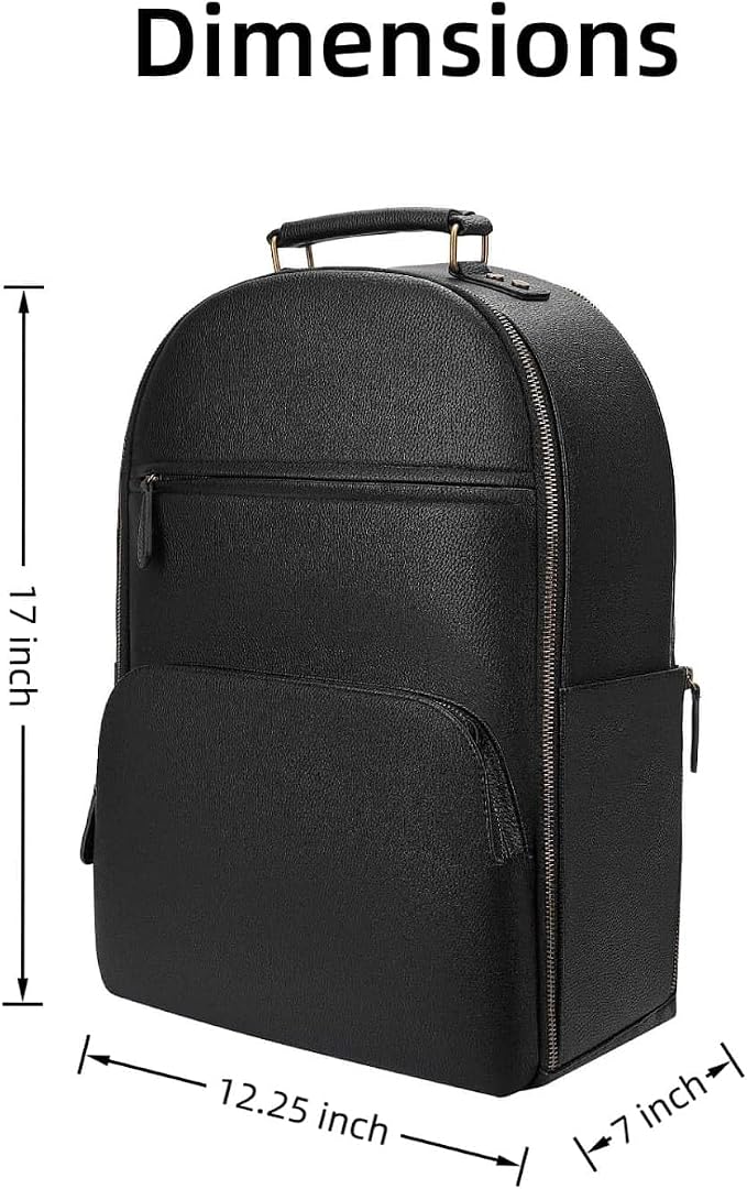Camera Backpack Classic PU Leather - Image 9