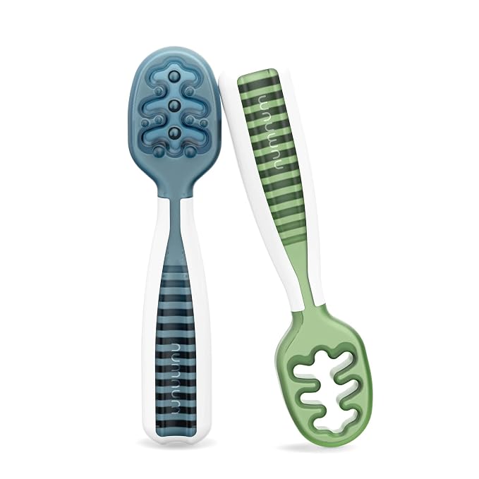 NumNum Baby Spoons Set, Baby Essentials Pre-Spoon GOOtensils by NumNum