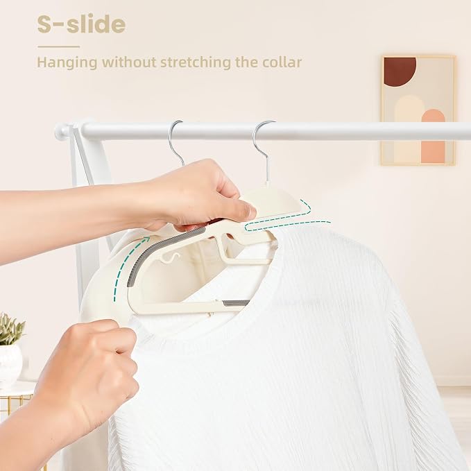 BAGAIL Plastic Hangers 50 Pack - Image 4