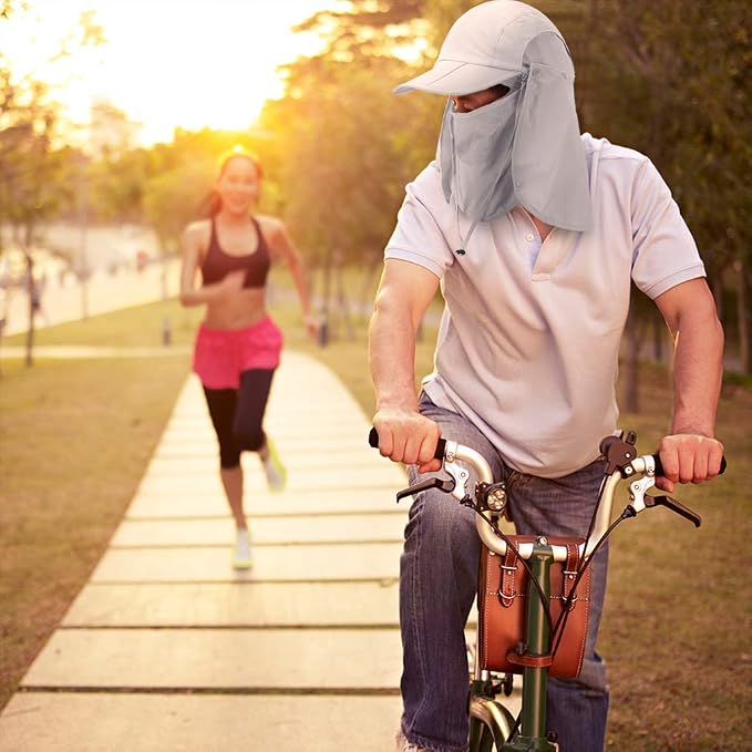 Foldable Sun Cap, Fishing Hats, UPF 50+ Protection Caps - Image 6