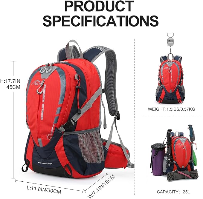 INOXTO Small Hiking Backpack - Image 2