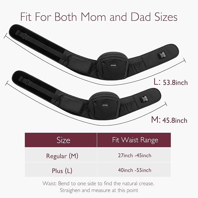 Momcozy Hip Seat Baby Carrier - Image 5