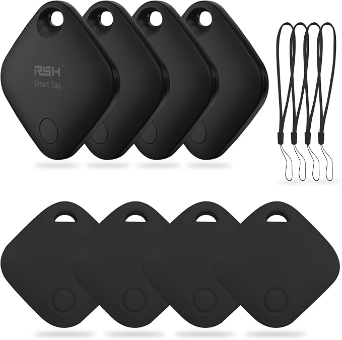 Air Tracker Tag 4 Pack Bluetooth Luggage Tracker tag Locator Works by RSH