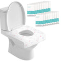 100 Packs Toddler Toilet Seat Covers Disposable, Disposable Toilet Seat Covers by Krijuess