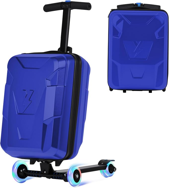 smilesun Scooter Suitcase for Kids & Adults, Foldable Carry On Travel Luggage by smilesun