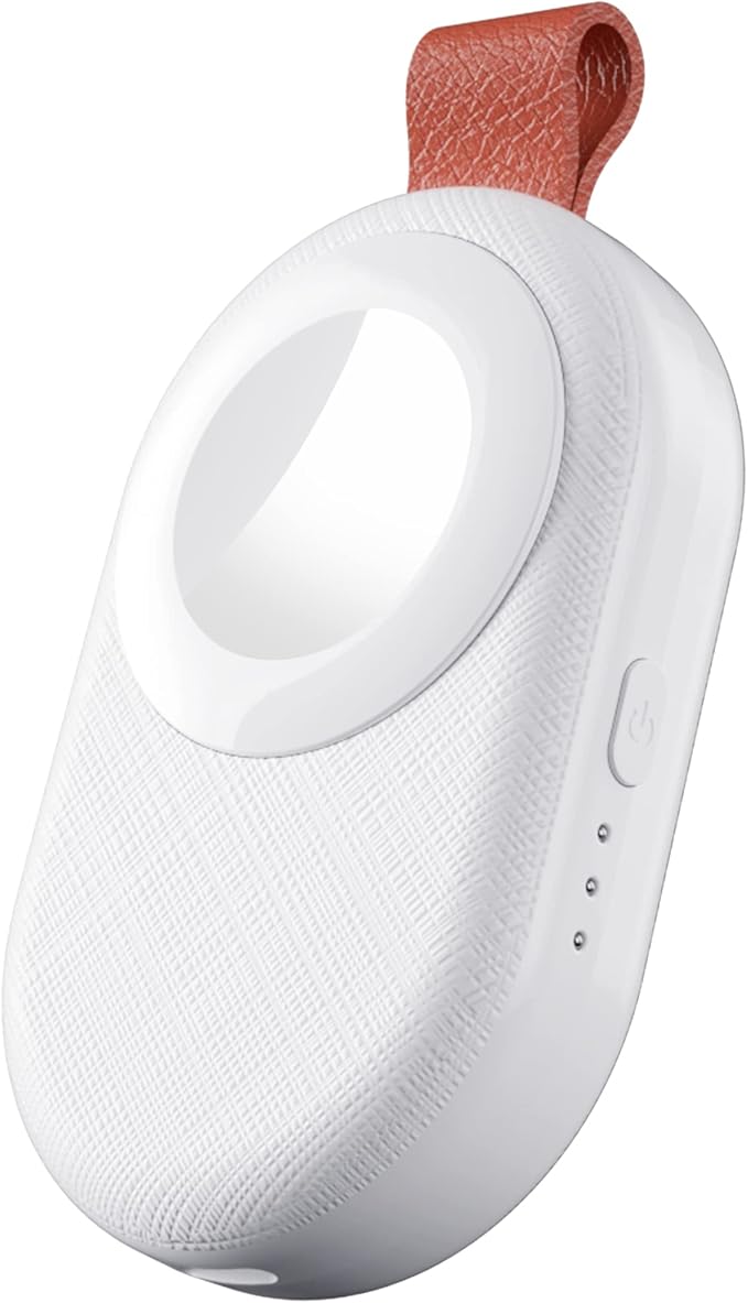 PZOZ Portable Apple Watch Wireless Travel Charger, 1200mAh Power Bank iWatch by pzoz
