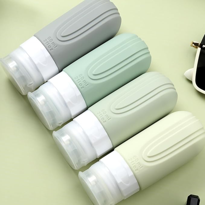 Travel Bottles for Toiletries, Tsa Approved 2oz Travel size Bottles, BPA Free - Image 6