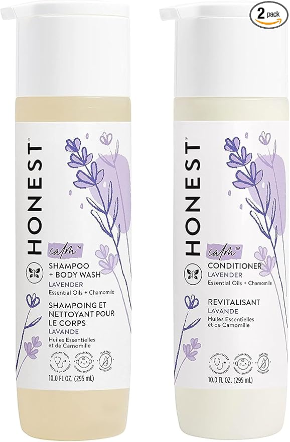 The Honest Company Silicone-Free Conditioner & 2-in-1 Cleansing Shampoo + Body by TheHonestCompany