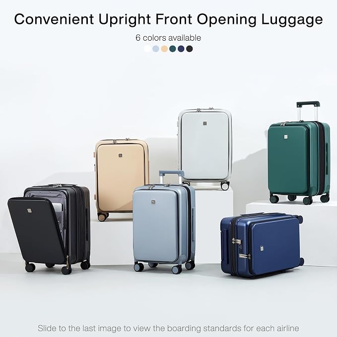 Hanke Grace Expandable Carry On Luggage - Image 13