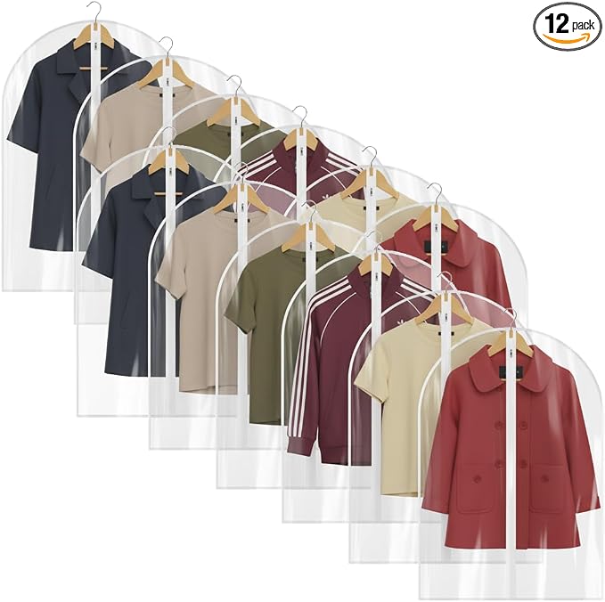 All Clear Garment Bags for Travel by MsKitchen