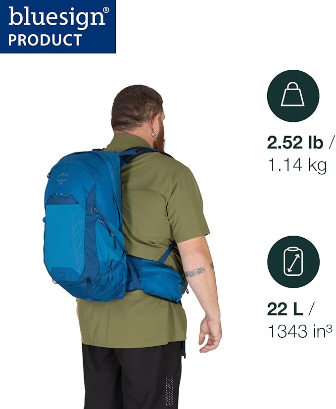 Osprey Talon 22L Men's Lightweight Hiking Backpack - Image 2