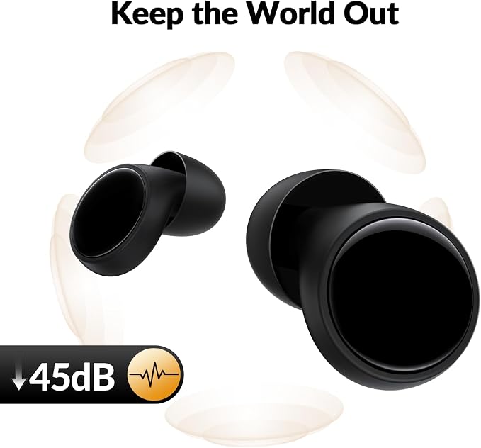 Ear Plugs for Sleeping 45dB Noise Cancelling Ear Plugs for Concerts, Work - Image 2